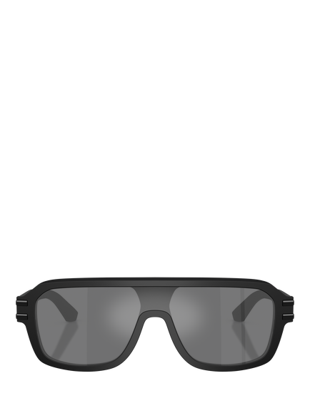 Dolce & Gabbana DG4507 Men's Aviator Sunglasses - view 2, Black/Grey