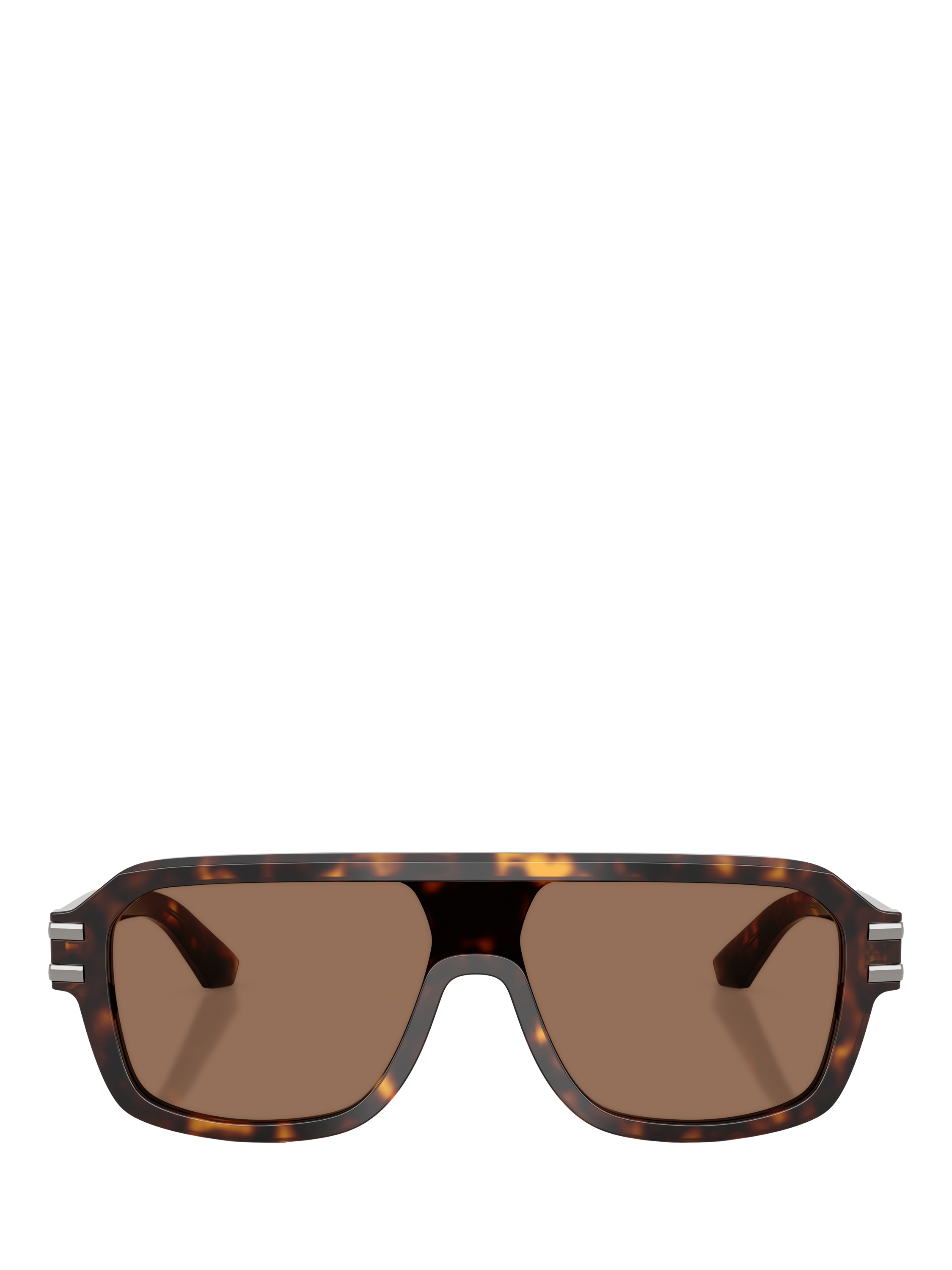 Product image 2 of 5, which shows Dolce & Gabbana DG4507 Men's Aviator Sunglasses, Havana/Brown