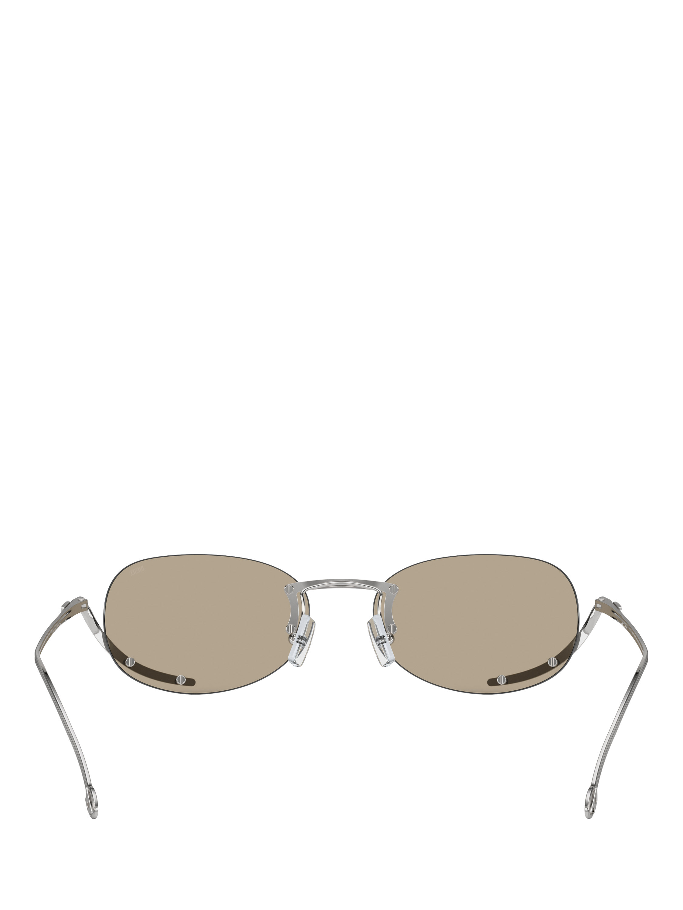 Product image 4 of 5, which shows Diesel DL1004 Unisex Oval Sunglasses, Gold