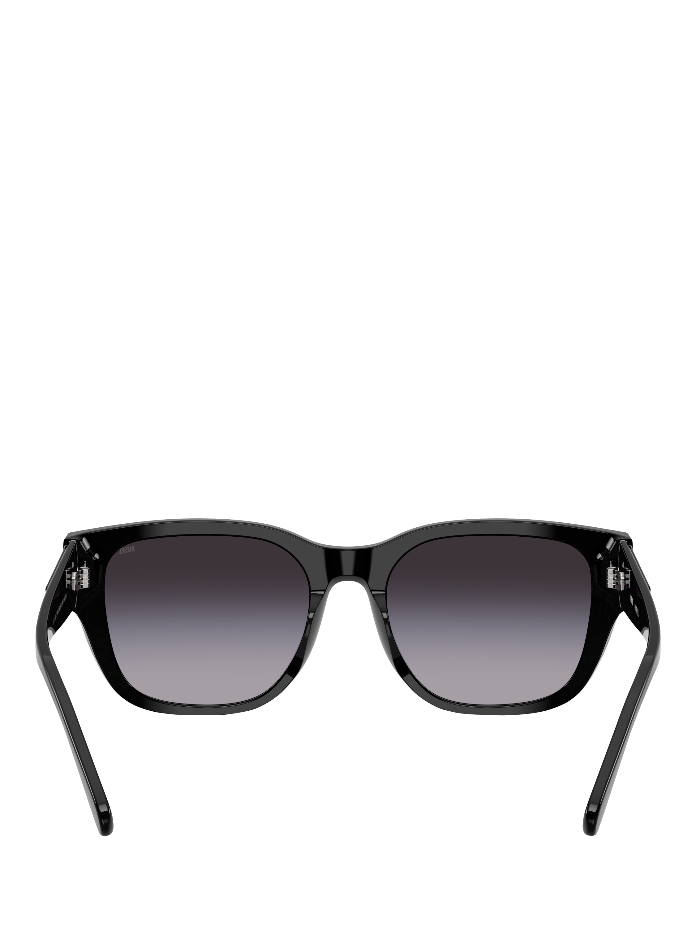 Product image 4 of 5, which shows Diesel DL2005 Unisex Square Sunglasses, Black