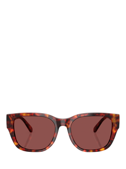 Diesel DL2005 Unisex Square Sunglasses, Brown - view 2, Havana/Brown