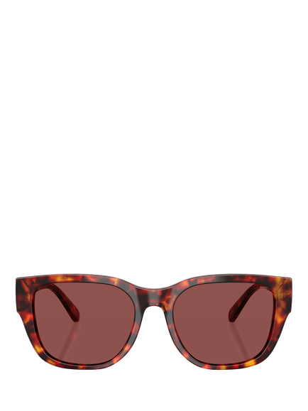 Diesel DL2005 Unisex Square Sunglasses, Brown - view 2, Havana/Brown
