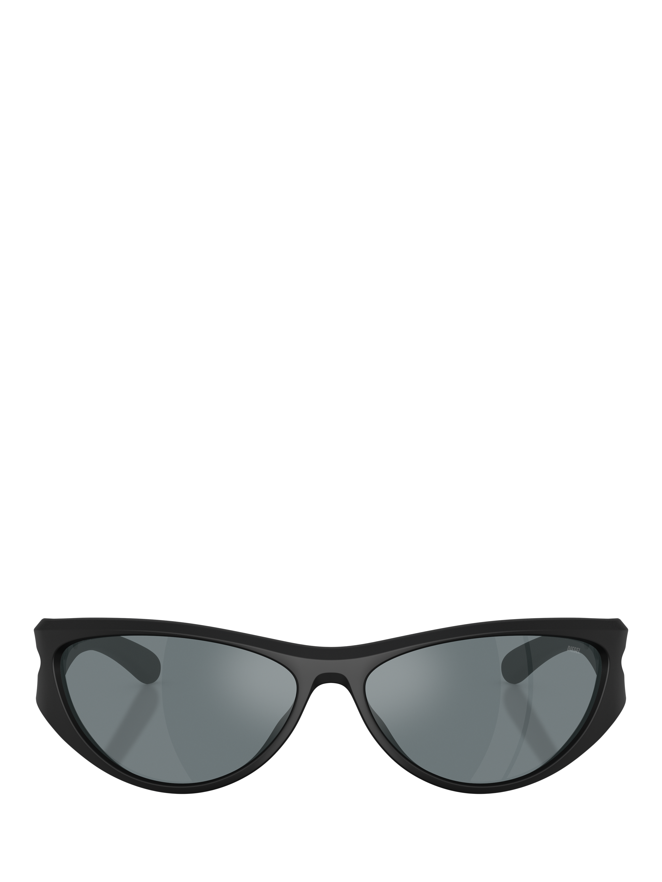 Product image 2 of 5, which shows Diesel DL3004 Unisex Cat Eye Sunglasses, Black