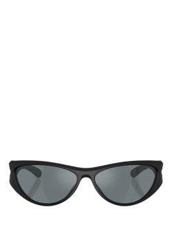 Diesel DL3004 Unisex Cat Eye Sunglasses, Black - view 2, Black