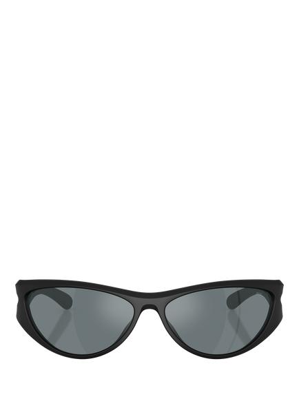 Diesel DL3004 Unisex Cat Eye Sunglasses, Black - view 2, Black