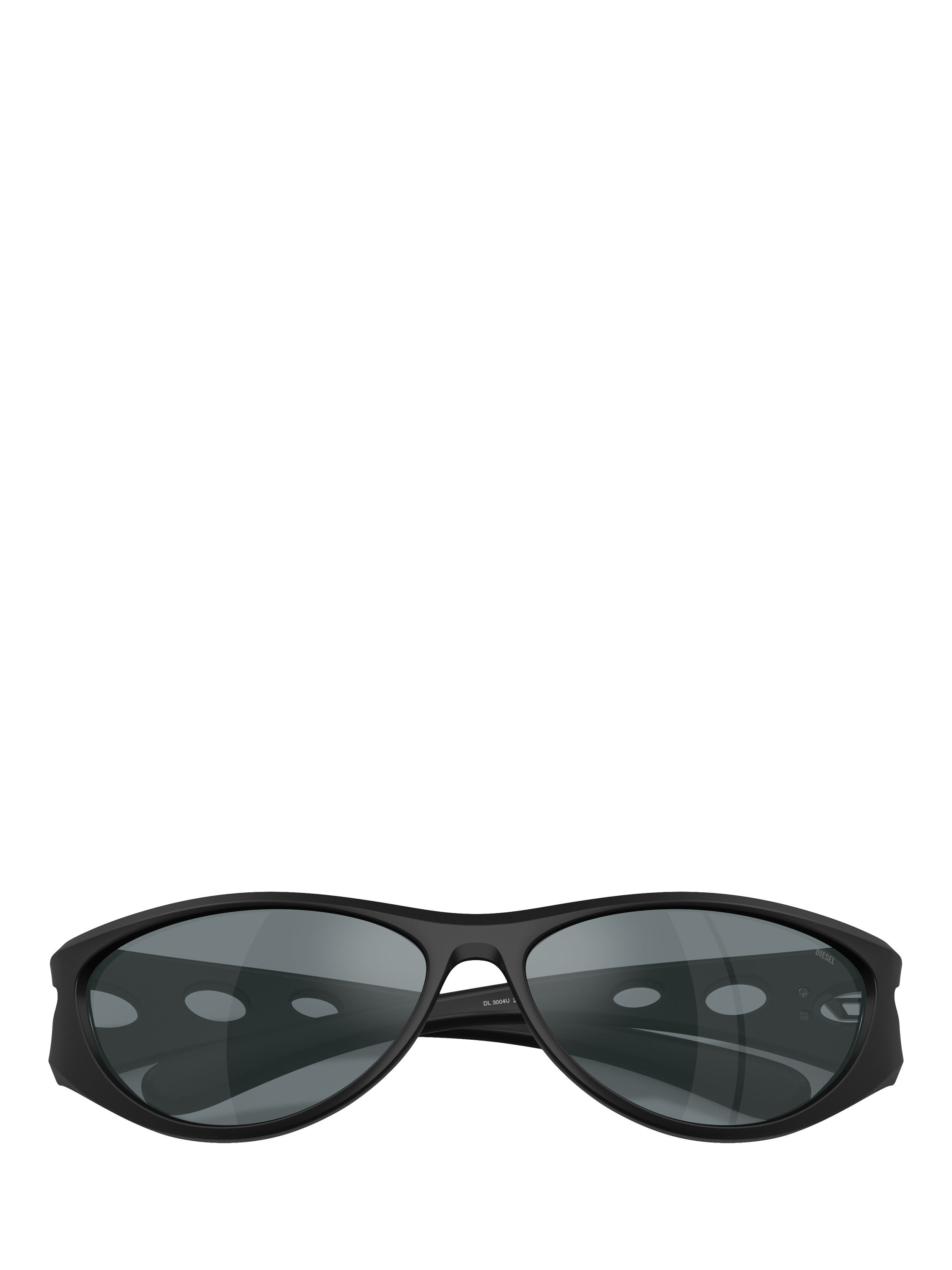 Product image 5 of 5, which shows Diesel DL3004 Unisex Cat Eye Sunglasses, Black