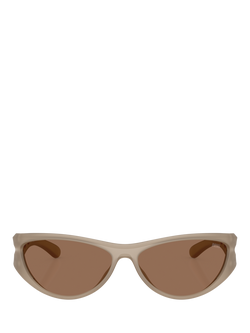 Diesel DL3004 Unisex Cat Eye Sunglasses - view 2, Grey/Brown