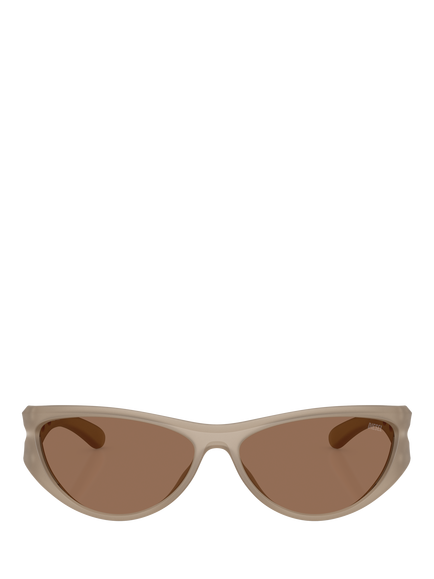 Diesel DL3004 Unisex Cat Eye Sunglasses - view 2, Grey/Brown