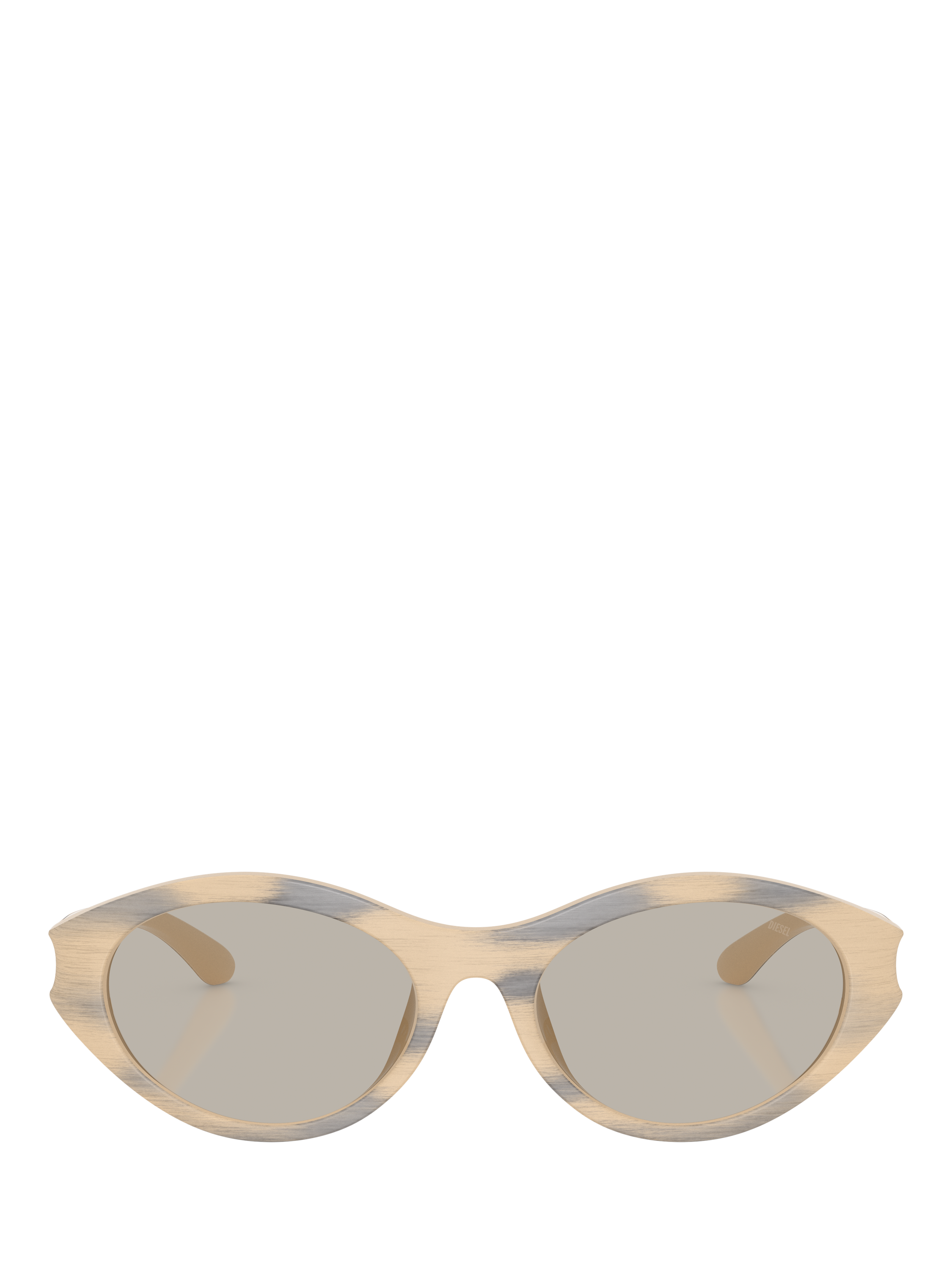 Product image 2 of 5, which shows Diesel DL3005 Women's Oval Sunglasses, Yellow