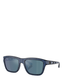Diesel DL3006 Unisex Square Sunglasses, Blue, Blue