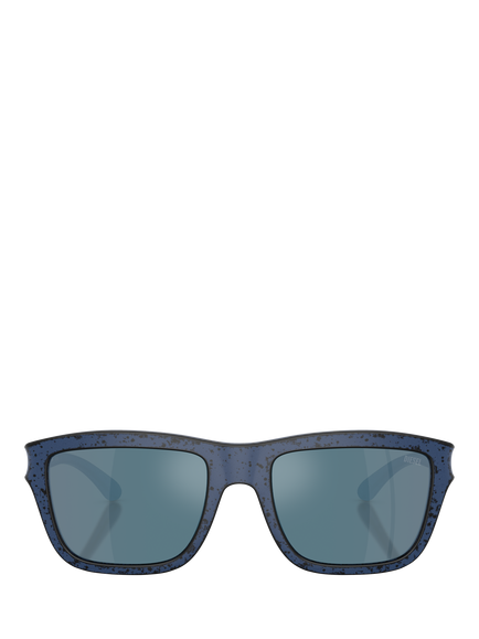 Diesel DL3006 Unisex Square Sunglasses, Blue - view 2, Blue