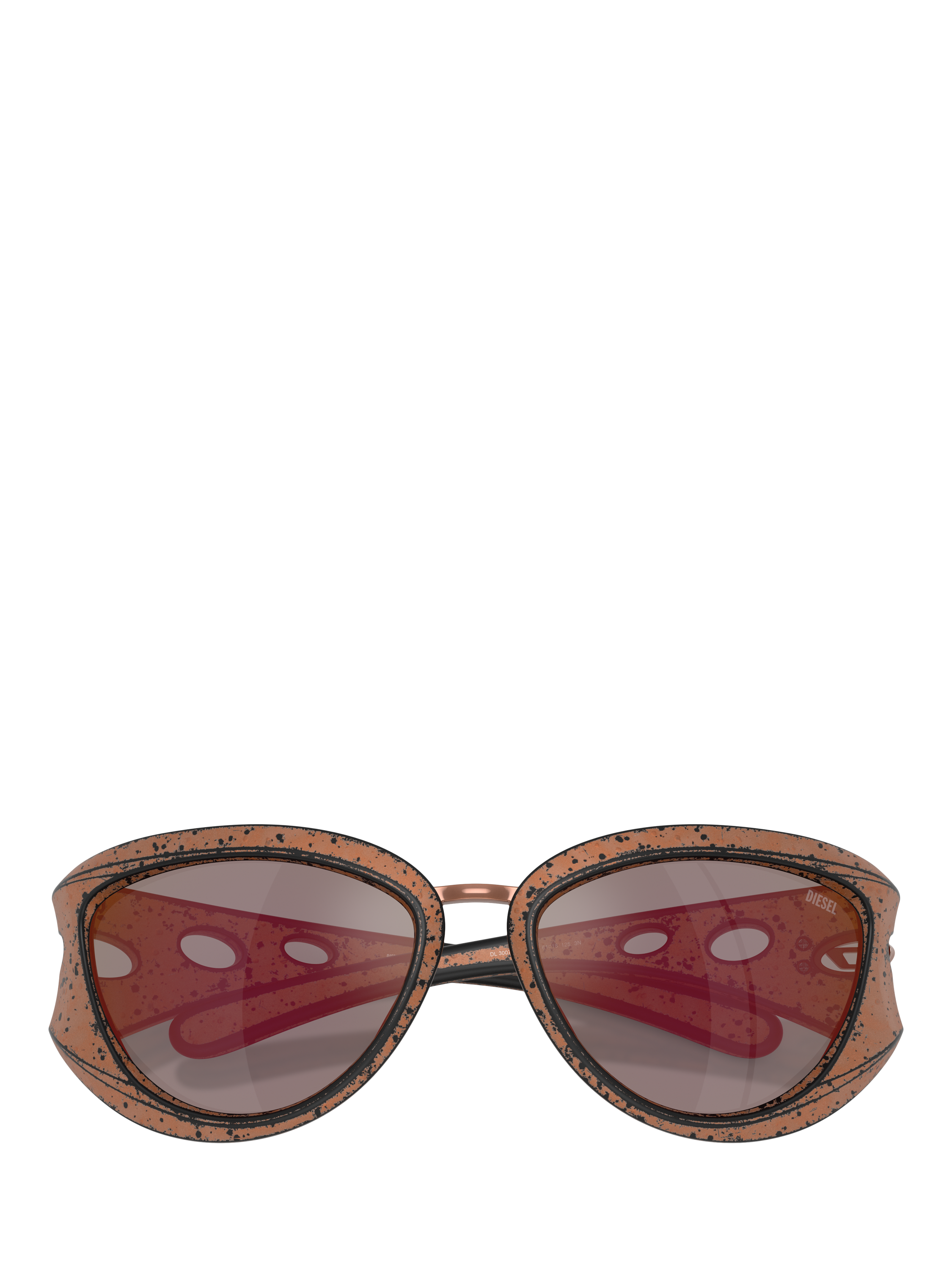 Product image 5 of 5, which shows Diesel DL3007 Unisex Cat Eye Sunglasses, Metallic