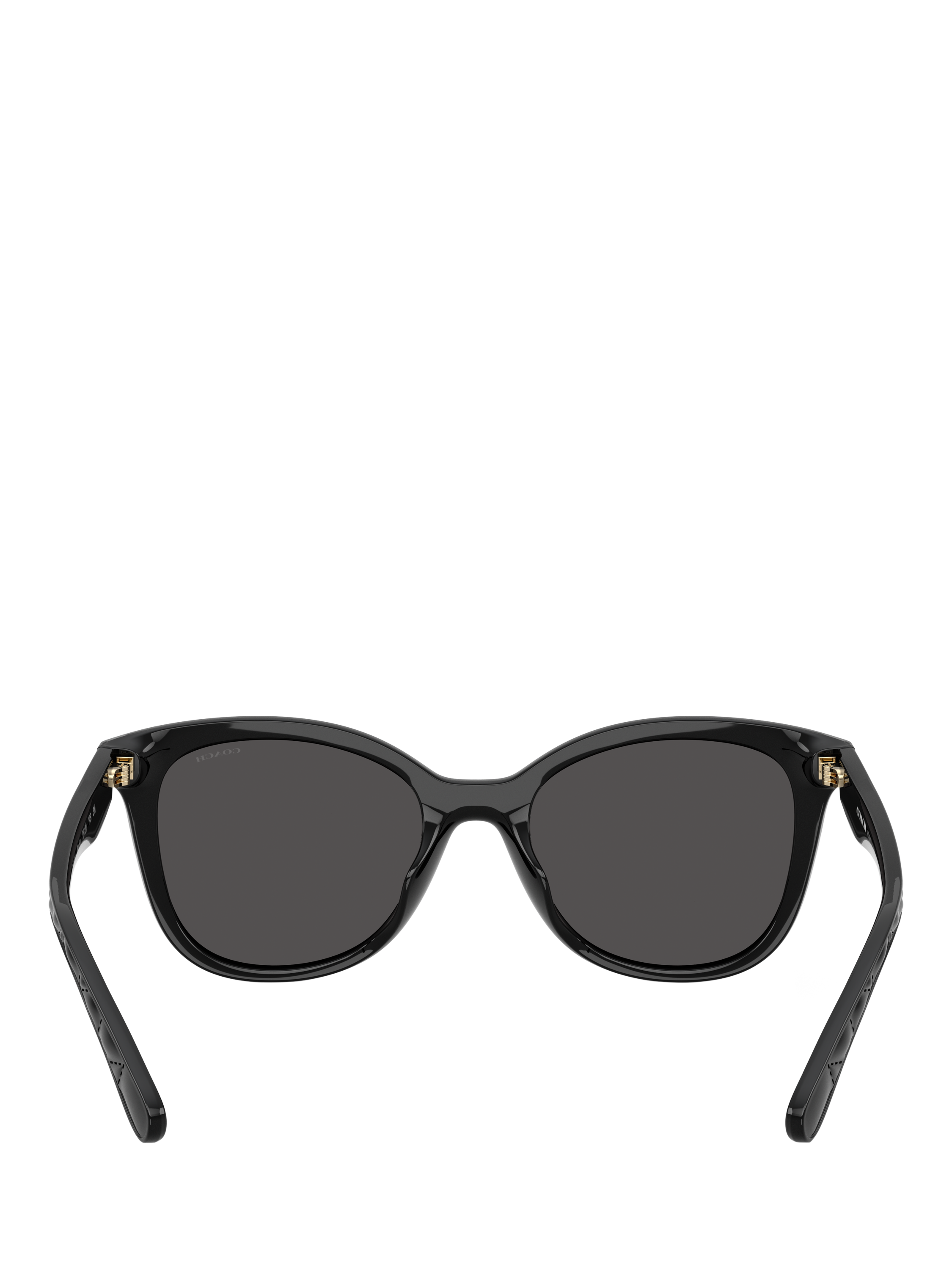 Product image 4 of 5, which shows Coach HC8419 Women's Square Sunglasses, Black