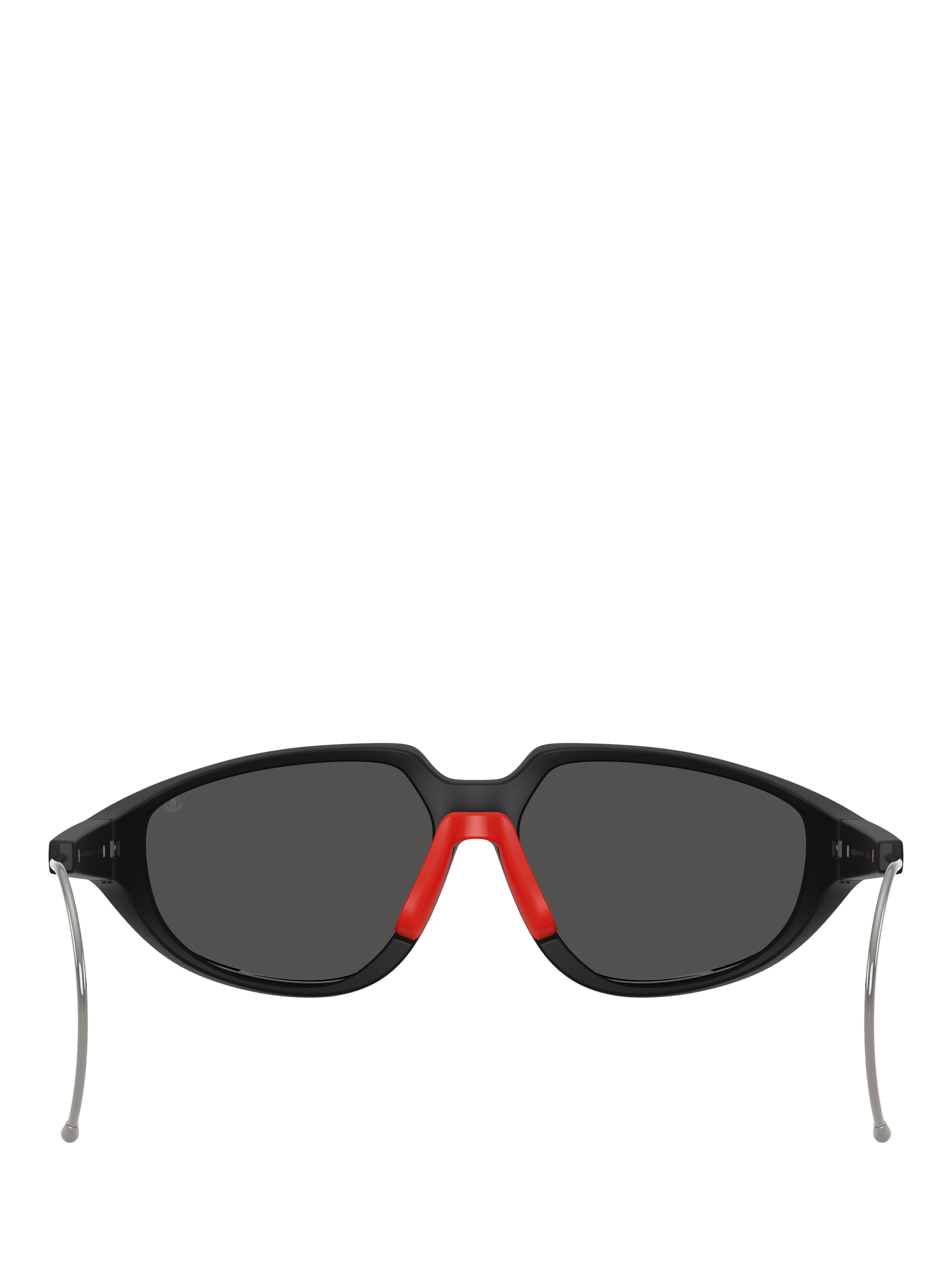 Product image 4 of 5, which shows Moncler ME8008 Irregular Sunglasses, Black