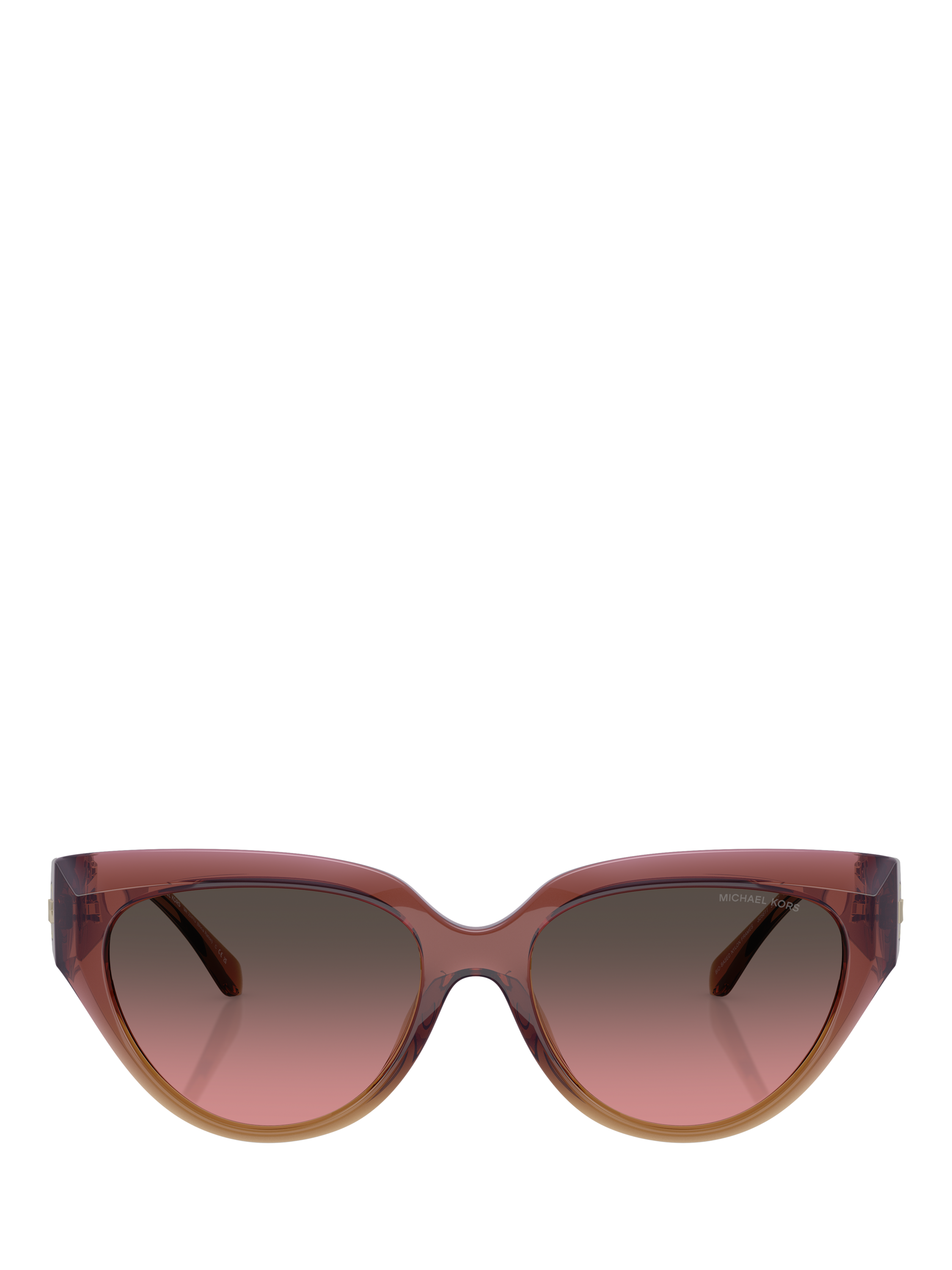 Product image 2 of 5, which shows Michael Kors MK2241 Cat's Eye Sunglasses, Pink/Pink Gradient