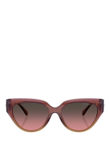 Michael Kors MK2241 Cat's Eye Sunglasses, Pink/Pink Gradient - view 2, Pink/Pink Gradient
