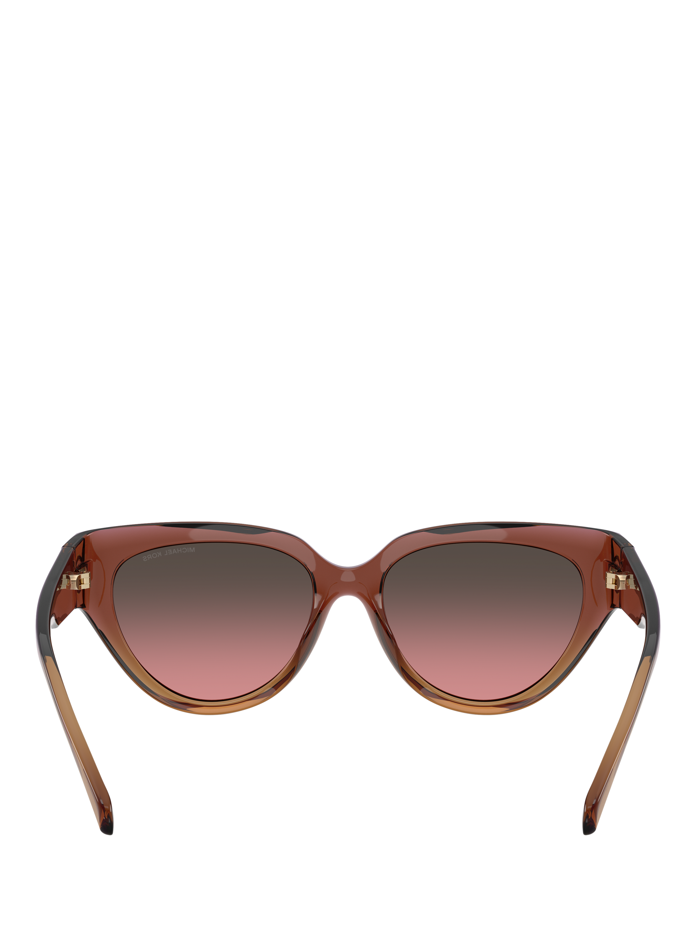 Product image 4 of 5, which shows Michael Kors MK2241 Cat's Eye Sunglasses, Pink/Pink Gradient