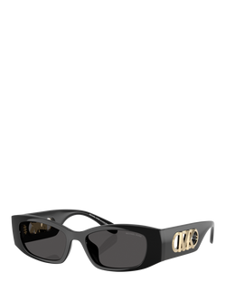 Michael Kors MK2243 Rectangular Sunglasses, Black