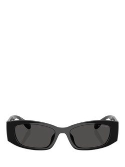 Michael Kors MK2243 Rectangular Sunglasses - view 2, Black