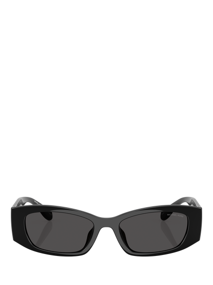 Michael Kors MK2243 Rectangular Sunglasses - view 2, Black