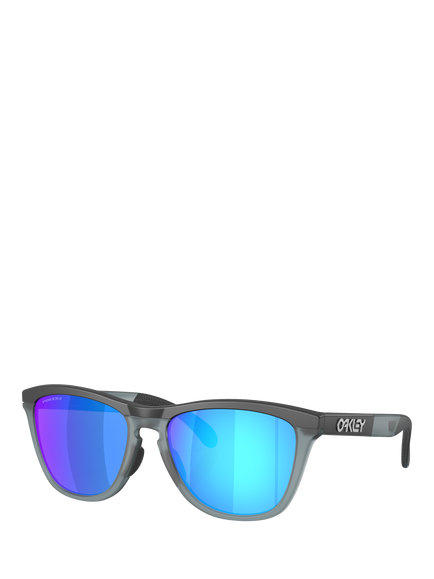 Oakley OO9284 Men's Mirrored D-Frame Sunglasses, Grey/Mirro Blue, Grey/Mirro Blue
