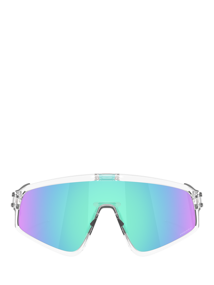 Oakley OO9404 Unisex Rectangular Sunglasses, Clear/Mirror Blue - view 2, Clear/Mirror Blue