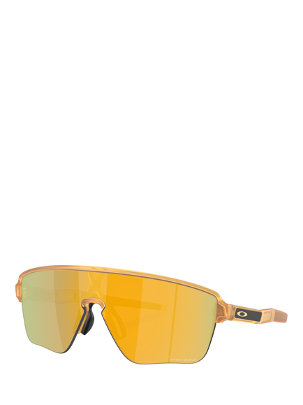 Oakley OO9415 Men's Rectangular Sunglasses, Yellow/Mirror Yellow