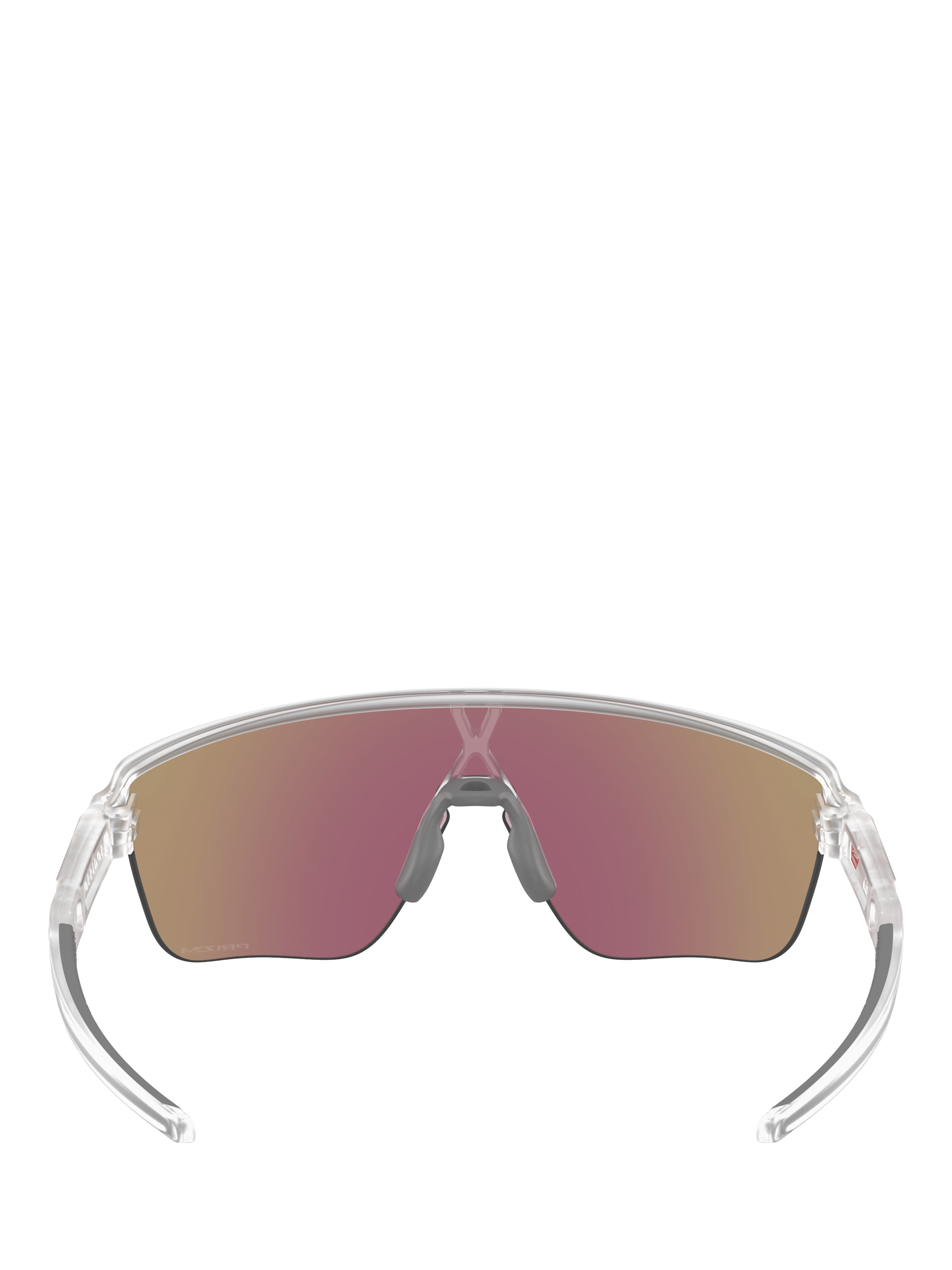 Product image 4 of 8, which shows Oakley OO9415 Men's Rectangular Sunglasses, Clear/Mirror Blue