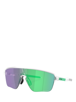 Oakley OO9415 Men's Mirrored Rectangular Sunglasses, Clear/Mirror Multi, Clear/Mirror Multi