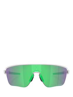 Oakley OO9415 Men's Mirrored Rectangular Sunglasses, Clear/Mirror Multi - view 2, Clear/Mirror Multi