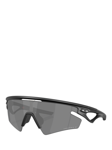 Oakley OO9499 Unisex Polarised Irregular Sunglasses, Black, Black