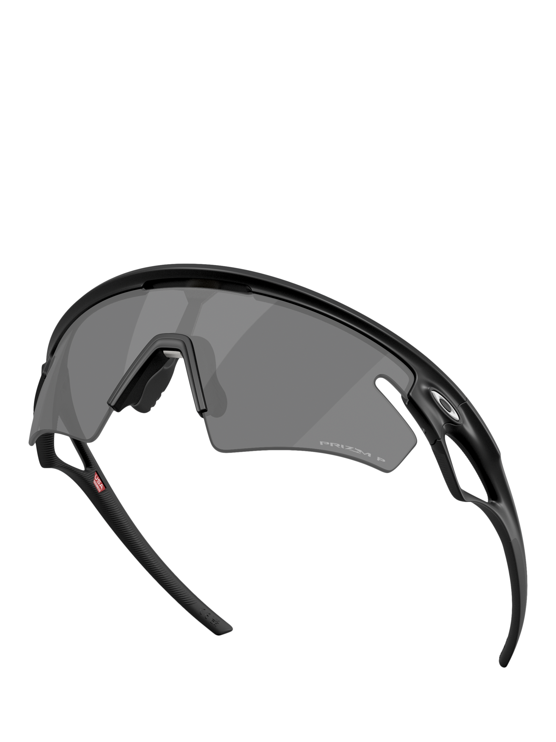 Product image 5 of 8, which shows Oakley OO9499 Unisex Polarised Irregular Sunglasses, Black