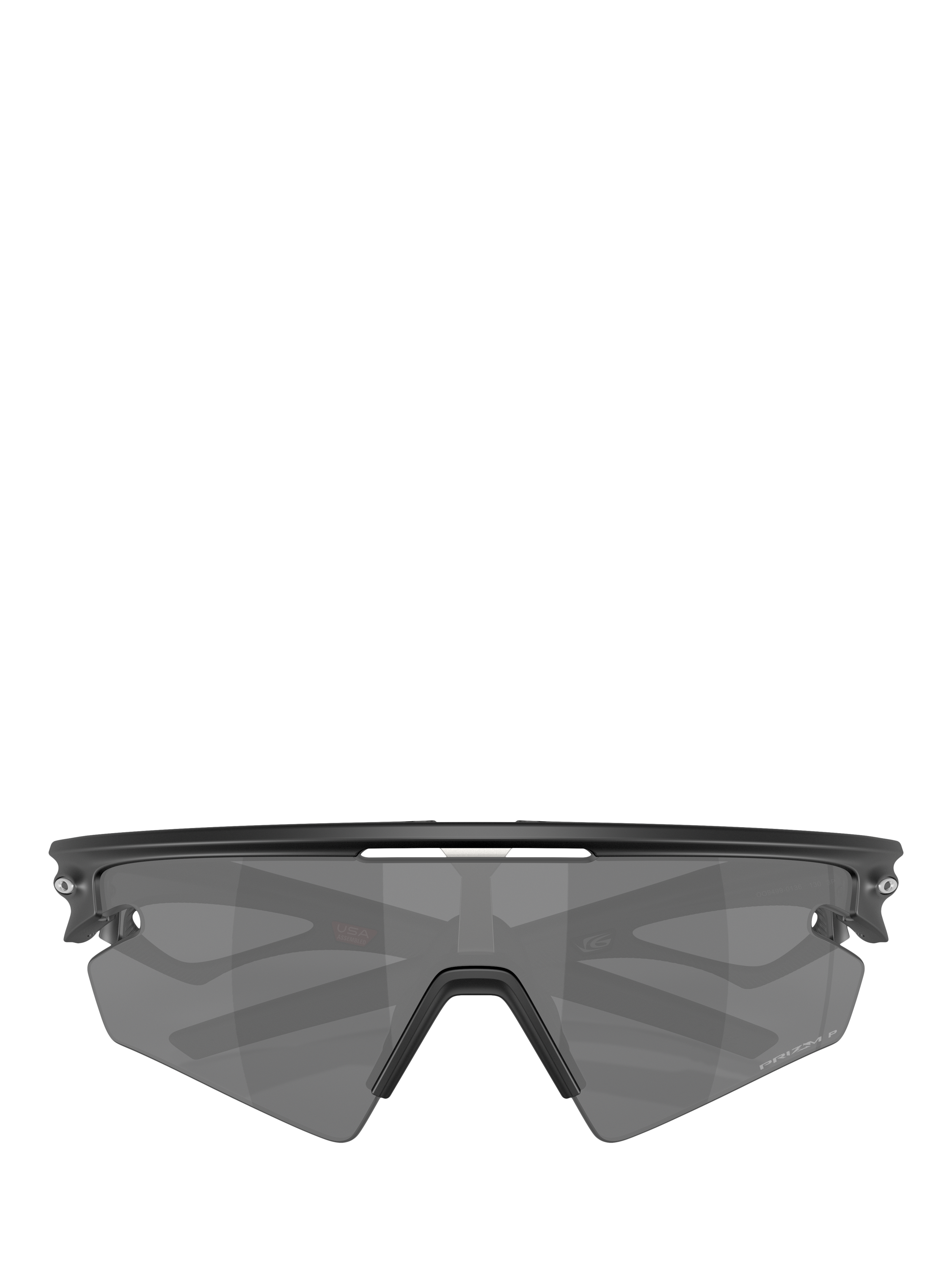 Product image 6 of 8, which shows Oakley OO9499 Unisex Polarised Irregular Sunglasses, Black