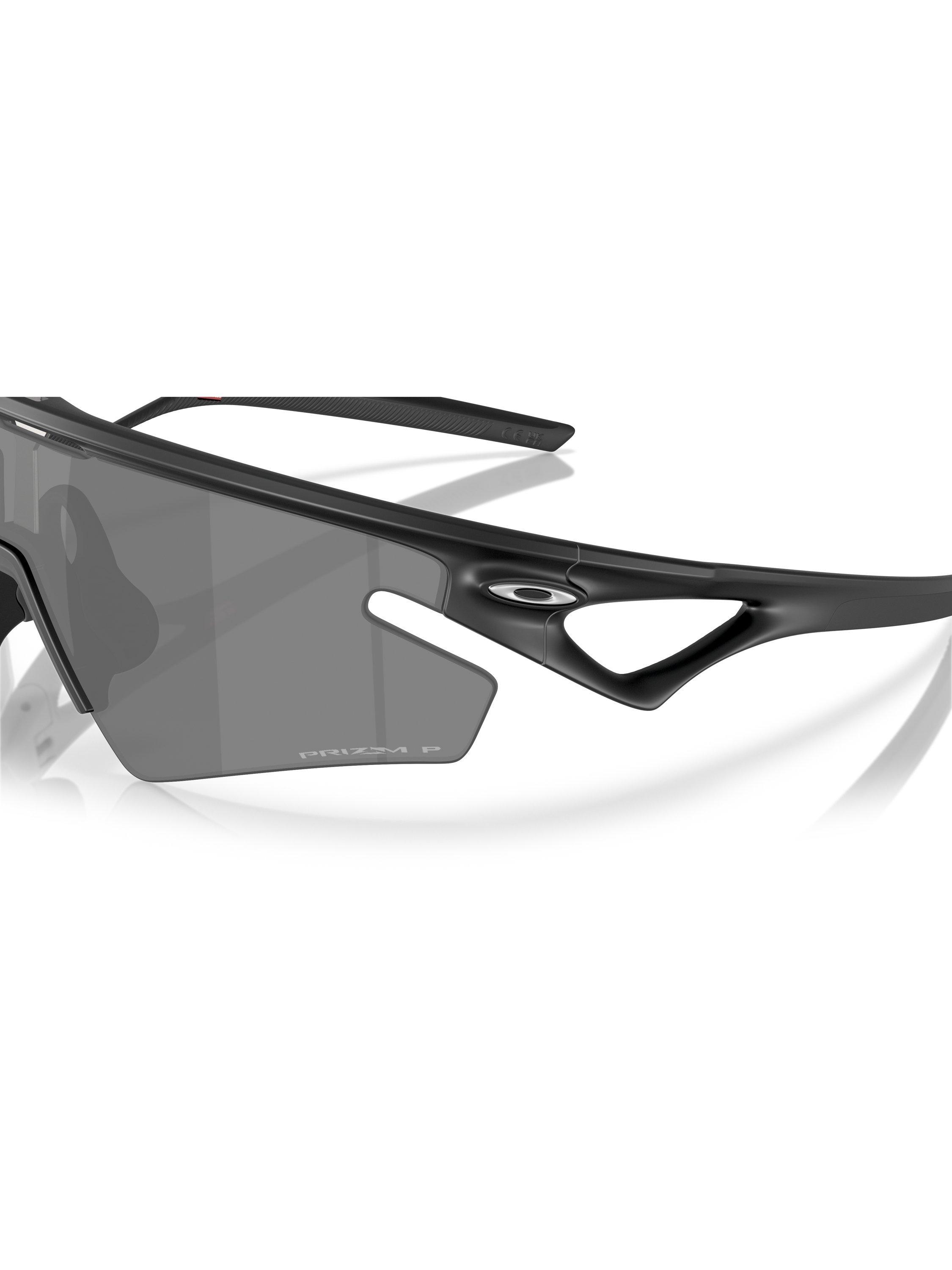 Product image 7 of 8, which shows Oakley OO9499 Unisex Polarised Irregular Sunglasses, Black