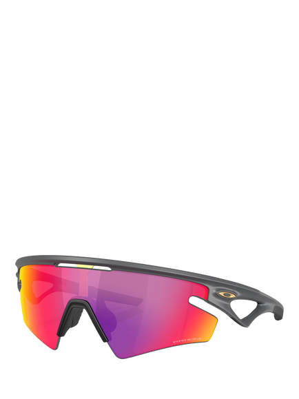 Oakley OO9499 Unisex Irregular Sunglasses, Grey/Purple, Grey/Purple