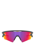 Oakley OO9499 Unisex Irregular Sunglasses, Grey/Purple