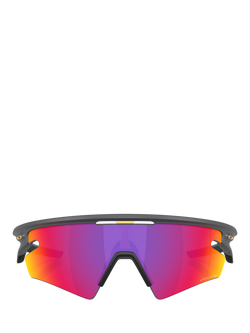 Oakley OO9499 Unisex Irregular Sunglasses, Grey/Purple - view 2, Grey/Purple