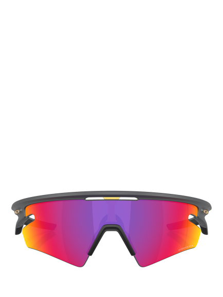 Oakley OO9499 Unisex Irregular Sunglasses, Grey/Purple - view 2, Grey/Purple
