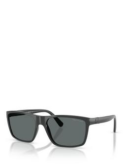 Polo Ralph Lauren PH4133 Men's 	Rectangular Sunglasses, Grey, Grey