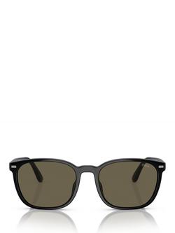 Ralph Lauren Polo Ralph Lauren PH4208U Men's Square Sunglasses, Black/Brown - view 2, Black/Brown