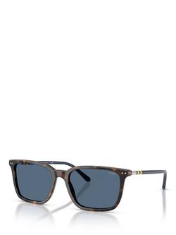 Polo Ralph Lauren PH4226 Men's Pillow Sunglasses, Havana/Blue