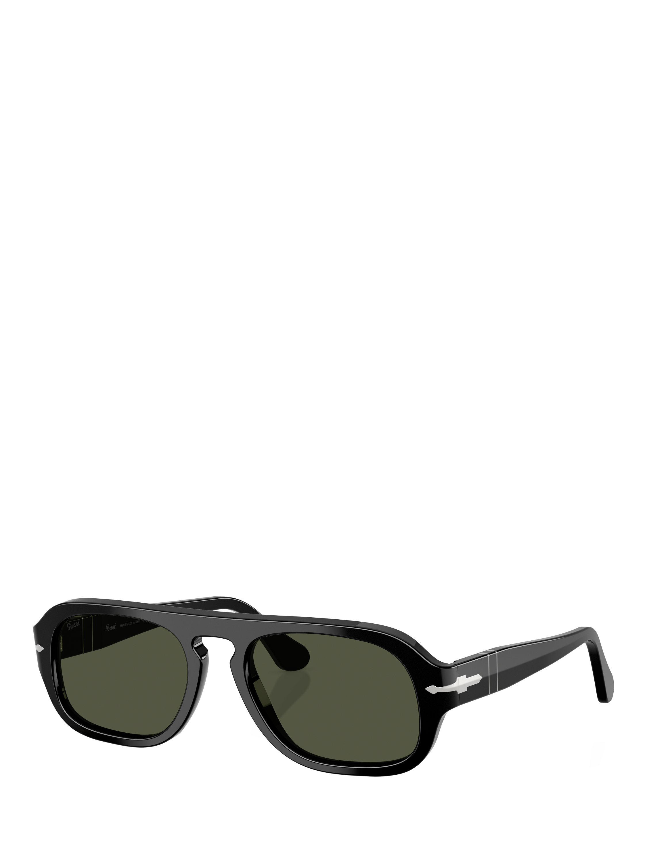 Product image 1 of 6, which shows Persol PO3369 Round Sunglasses, Black/Grey