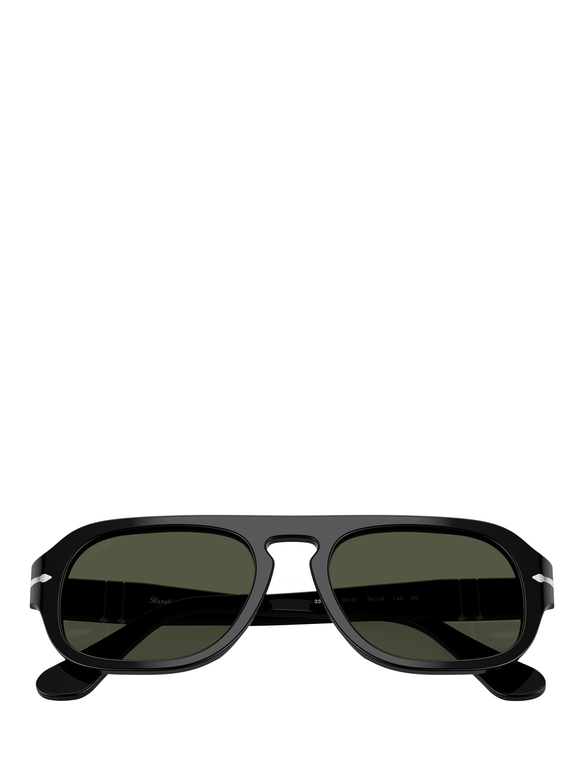 Product image 5 of 6, which shows Persol PO3369 Round Sunglasses, Black/Grey