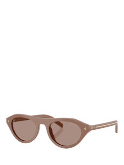Prada PR B15S2 Women's Cat's Eye Sunglasses, Beige, Beige