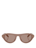 Prada PR B15S2 Women's Cat's Eye Sunglasses, Beige