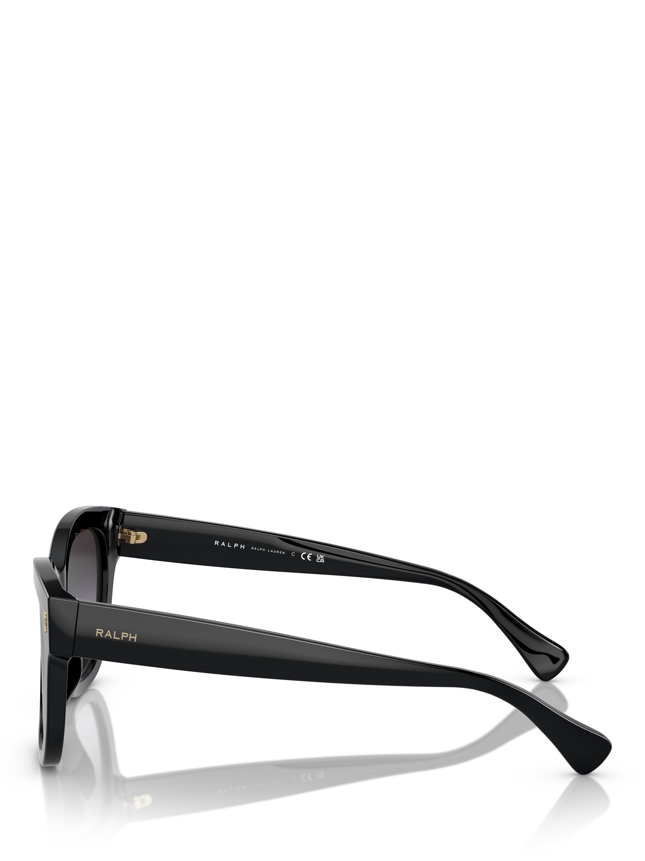 Product image 3 of 5, which shows Ralph Lauren RA5301 Women's Oval Sunglasses, Black Gradient
