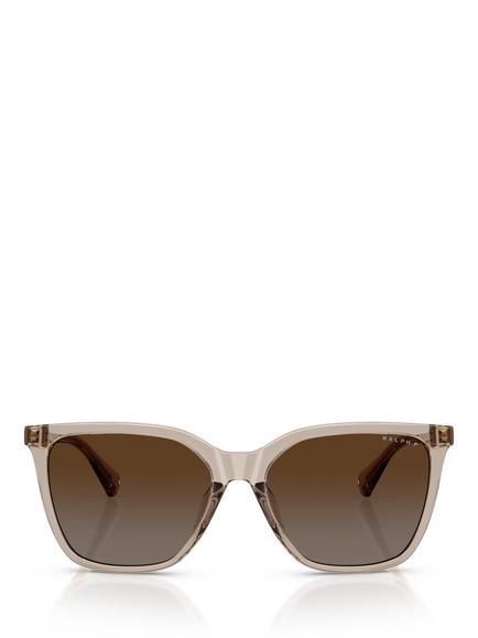 Ralph Lauren RA5328 Square Sunglasses, Beige/Brown Gradient - view 2, Beige/Brown Gradient