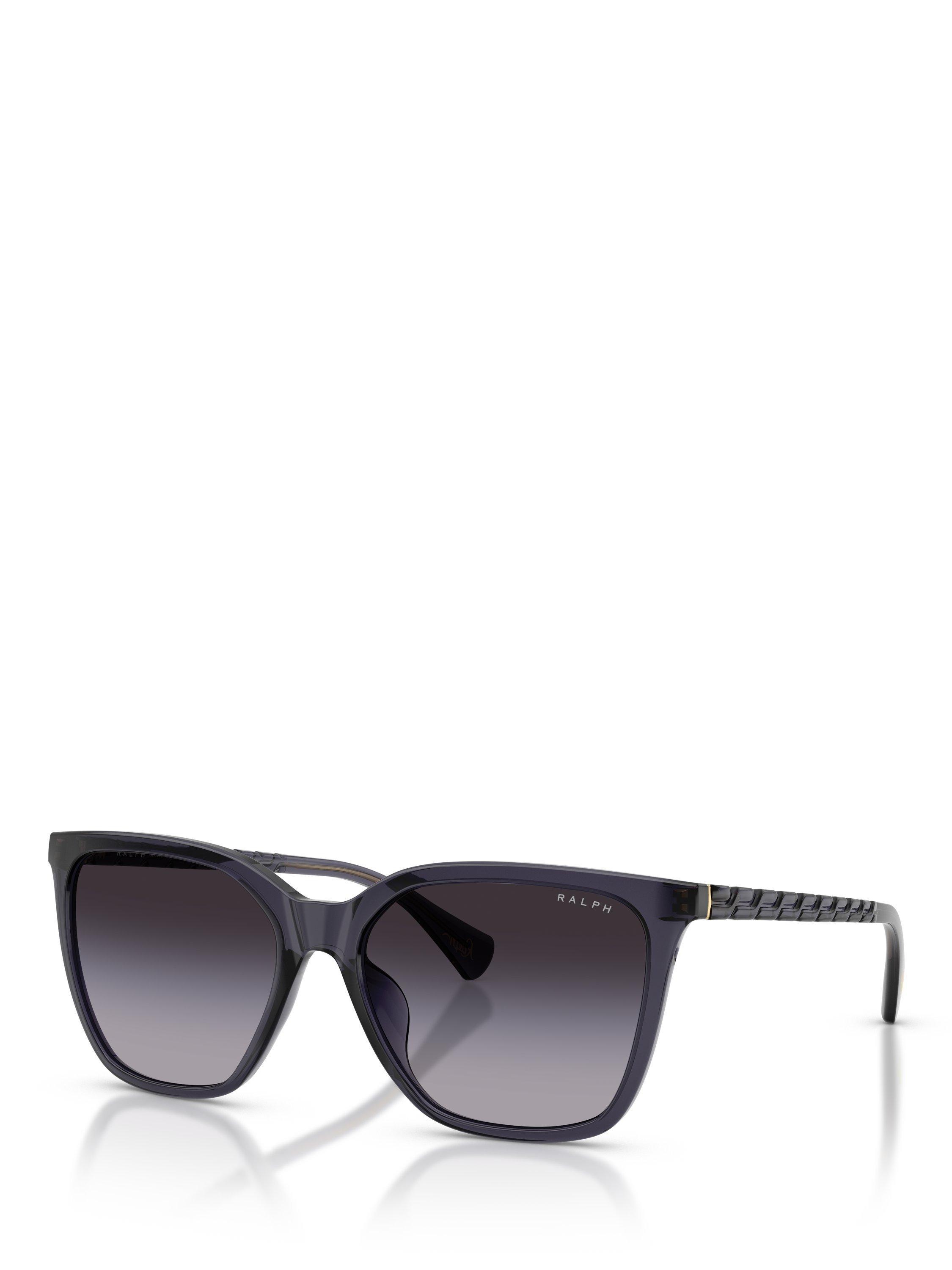 Product image 1 of 5, which shows Ralph Lauren RA5328 Women's D-Frame Sunglasses, Violet