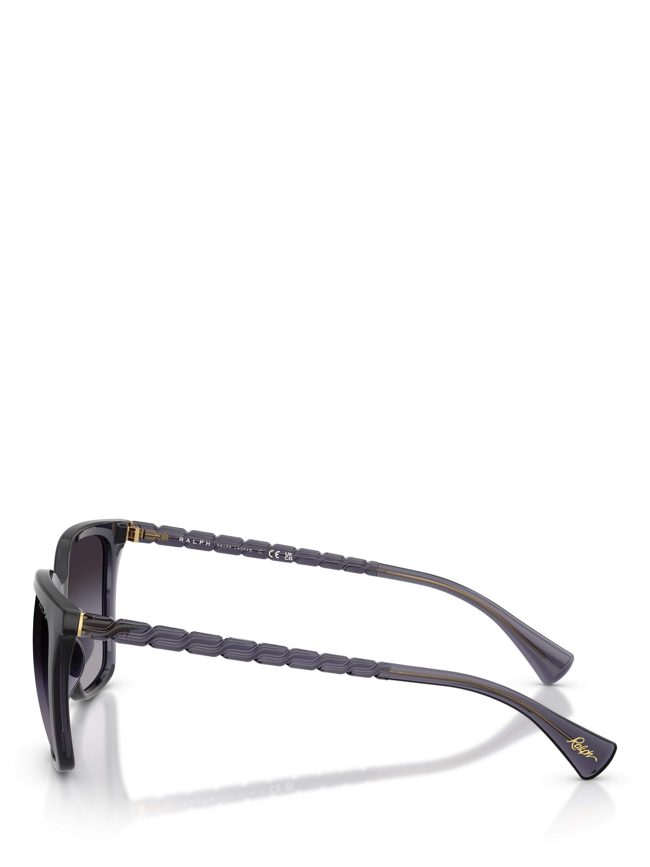 Product image 3 of 5, which shows Ralph Lauren RA5328 Women's D-Frame Sunglasses, Violet