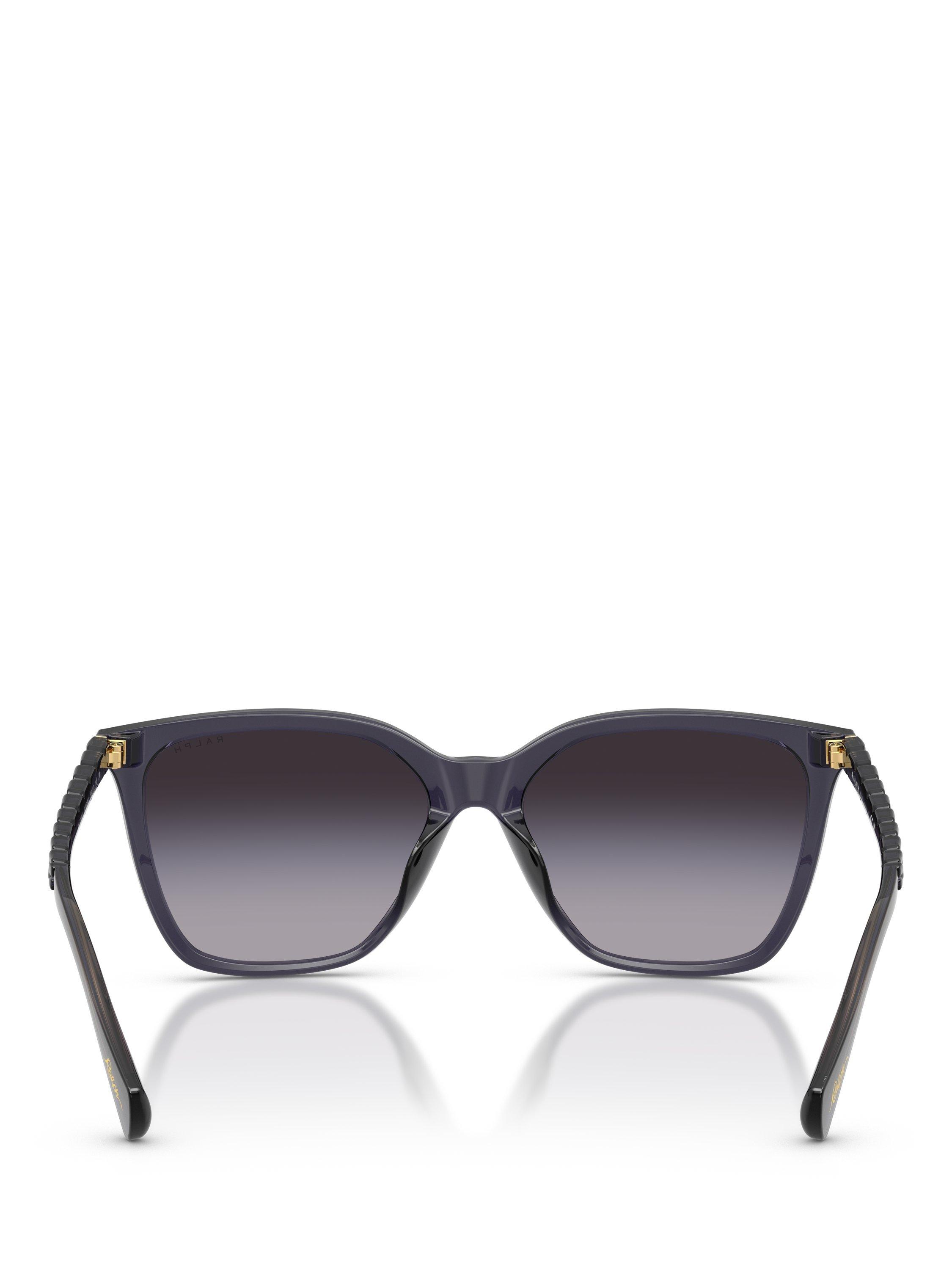 Product image 4 of 5, which shows Ralph Lauren RA5328 Women's D-Frame Sunglasses, Violet